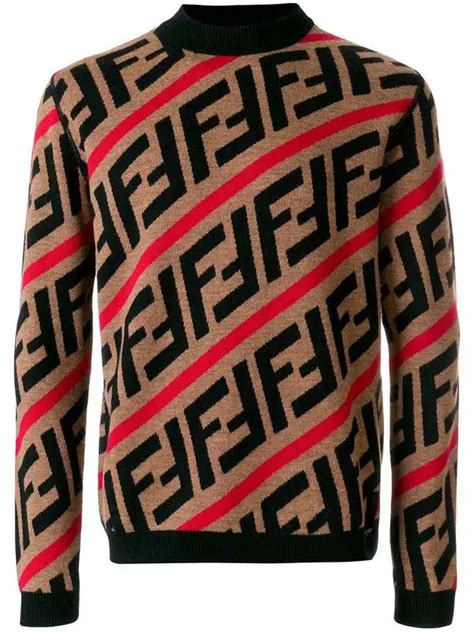 fendi fur sweater men|fendi sweater men size medium.